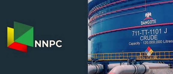 NNPC AND DANGOTE REFINERY COLLABO!

The Nigerian National Petroleum Company (NNPC) Limited has signed a fresh two-year crude supply agreement with the Dangote Petroleum Refinery, ensuring steady feedstock to the 650,000-barrel-per-day plant in Lekki, Lagos.

The deal, sealed in