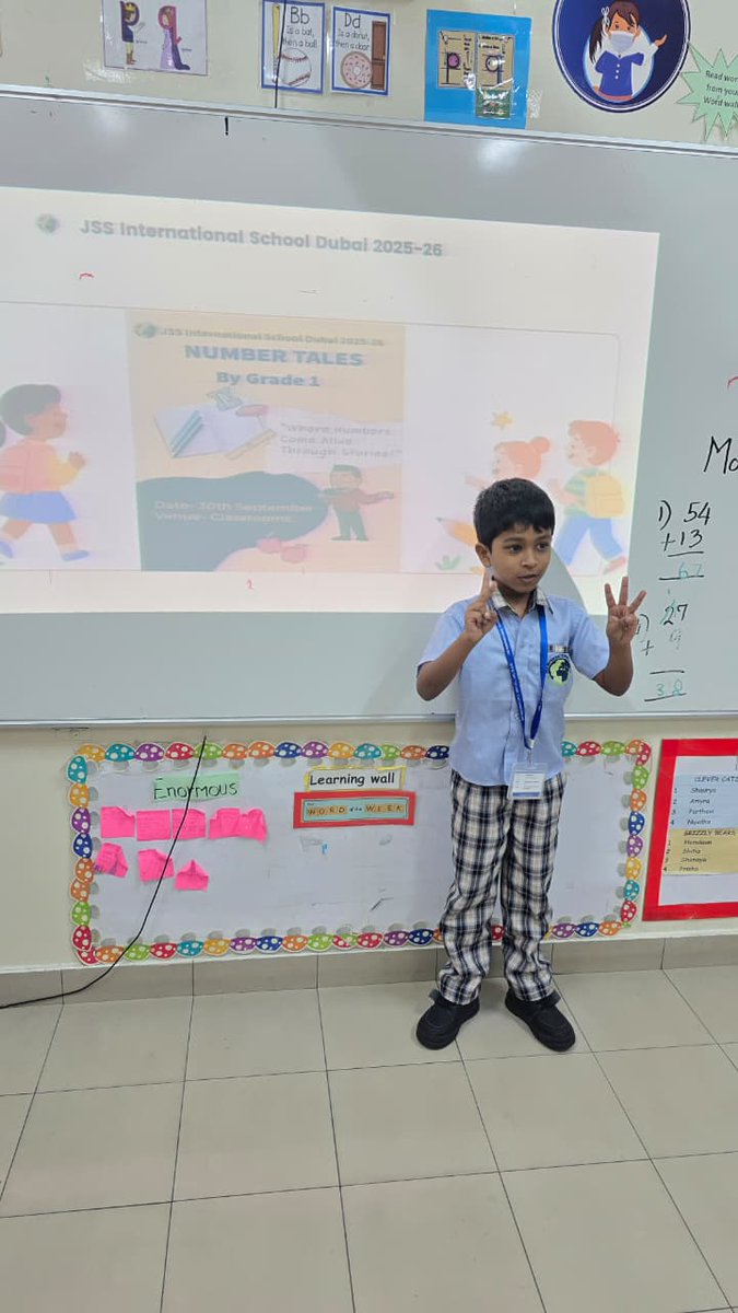 JssSchool's tweet image. Number Tales:

From digits to drama! 🎭💡 Grade 1 students brought math to life through a storytelling session based on math concepts. #YoungStorytellers #MathMagic #NumberTales

#digits #primaryschool #schoolsindubai #khda #khdadubai