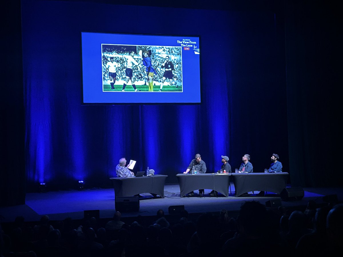 Great evening <a href="/VFTLpodcast/">The View From The Lane Podcast</a> live show. #vibesrollercoaster ⚽️❤️