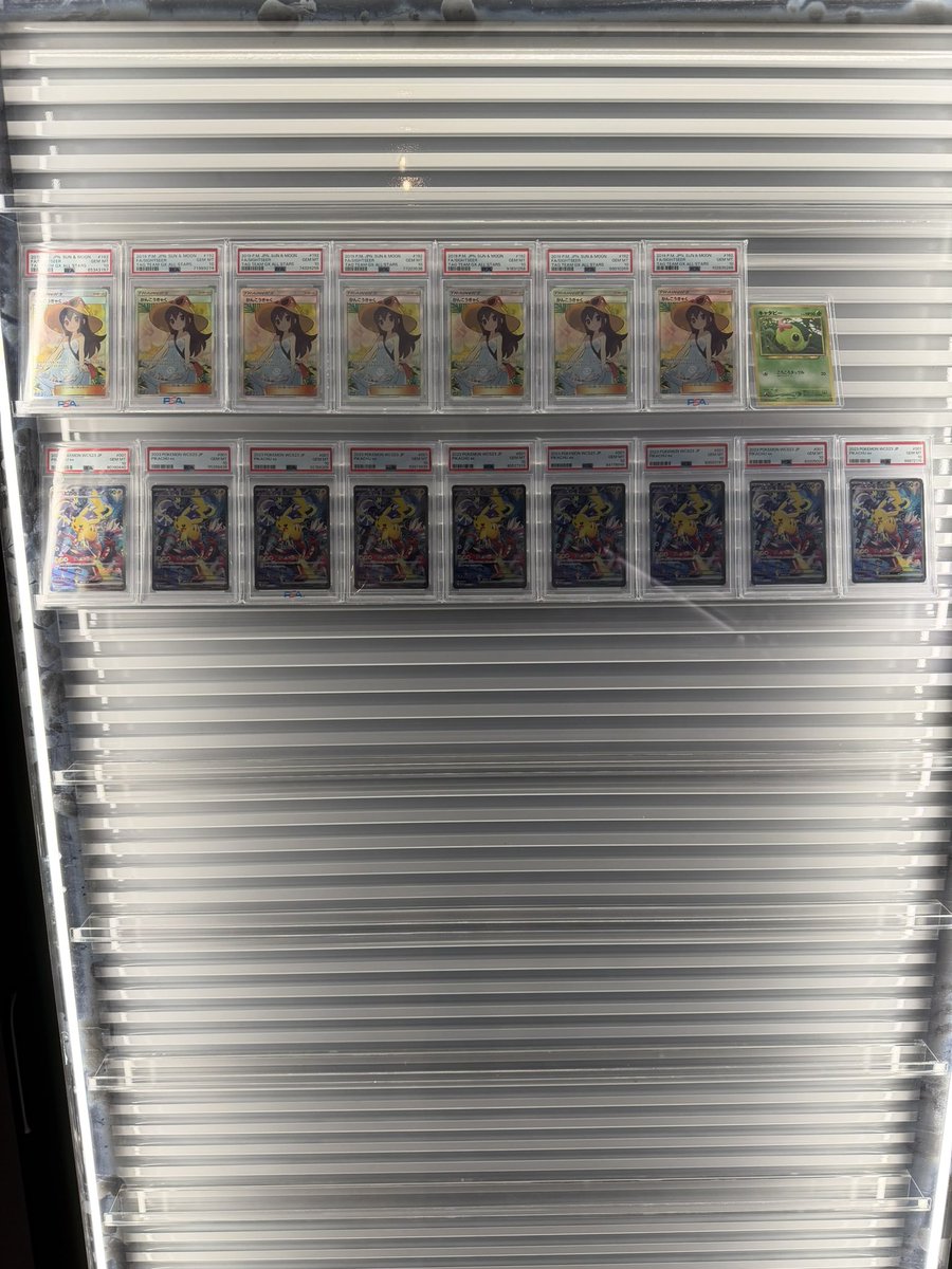Restocked more sealed and slabs! (Not everything is in the picture)