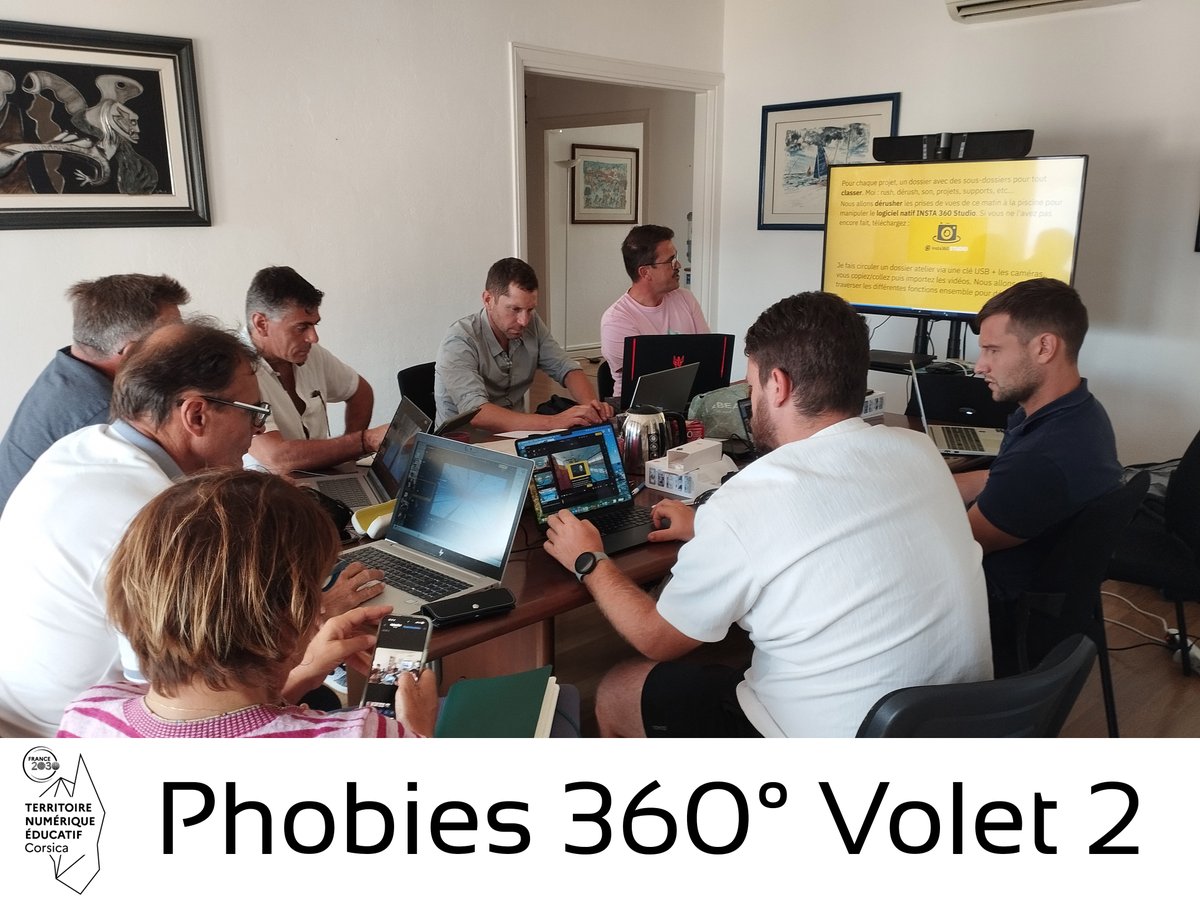 📅Les 22&amp;23 septembre 2025, un nouveau temps de formation s’est déroulé autour de #Phobies360.
💬Deux jours d'immersion techniques, entre prise de vues et montages.
🔗sites.ac-corse.fr/tne2a/phobies-…
🔍<a href="/accorse/">Académie de Corse</a> <a href="/phobies360/">Phobies360</a> <a href="/RaybaudA/">Raybaud agnes</a> #TNE #TNECorse