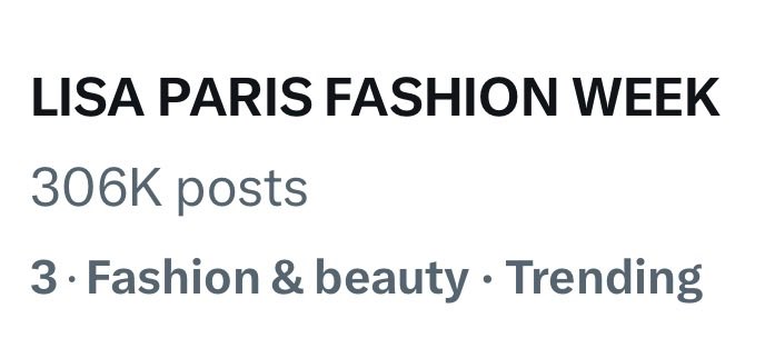 TeamLisaPH's tweet photo. We have surpassed 300k posts. Please remember to engage not only on X but also on other social media platforms, especially IG!

LISA PARIS FASHION WEEK 
#LISAxLVSS26 #LISAxLouisVuitton 
#LVSS26 @wearelloud @LouisVuitton https://t.co/xLktydHgIm