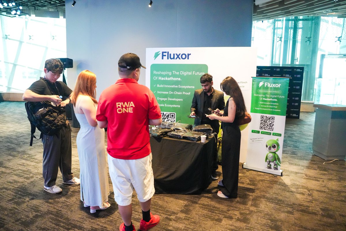 Fluxor βοΈ TOKEN2049 π¦πͺ (@fluxor_) on Twitter photo Big thanks to everyone who stopped by our booth at <a href="/CoinferenceX/">CoinFerenceX</a> Singapore yesterday!
The energy, the curiosity, the conversations β all fueling Fluxorβs mission to transform hackathons. Big thanks to everyone who stopped by our booth at <a href="/CoinferenceX/">CoinFerenceX</a> Singapore yesterday!
The energy, the curiosity, the conversations β all fueling Fluxorβs mission to transform hackathons.