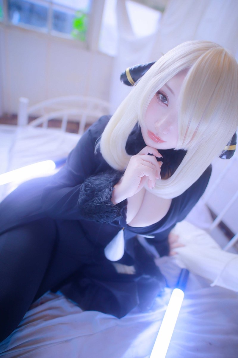 saku93's tweet photo. シロナさん https://t.co/nf0JCkMC61