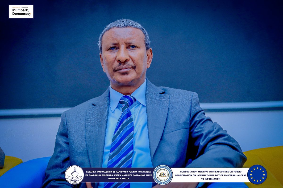 For the International Day for Universal Access to Information:
Our partner <a href="/Punsaa_PL/">Puntland Non-State Actors Association (PUNSAA)</a> held a lively and fruitful consultation meeting with Puntland executive institutions. Through democracy, citizens must have the right to access information.
#AccessToInfoDay #GoleKaab