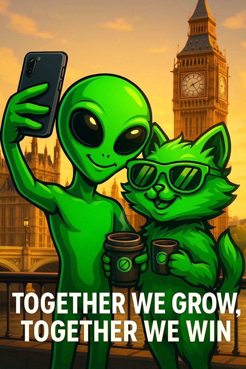 👽💚🐾 Power couple energy.
Together we grow. Together we win.
#KITAArmy x #GashyGang 🚀✨