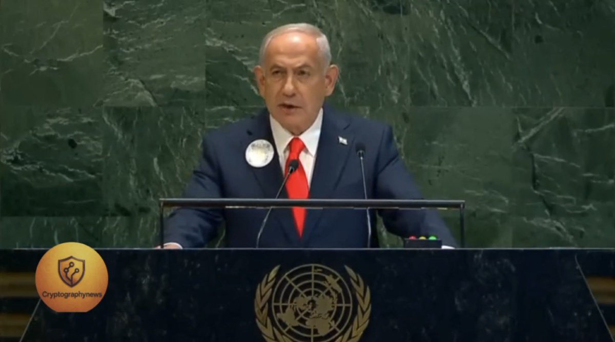 Cryptograp2025's tweet photo. Netanyahuโs UN speech draws mass walkouts
Israeli Prime Minister condemned Western nations for recognizing Palestine and vowed to โfinish the jobโ in Gaza, prompting over 100 diplomats to walk out in protest.
#Netanyahu #UNGA #Gaza #Palestine
#crytpgraphynews #Bitanatoken https://t.co/bzYlA5qJyH