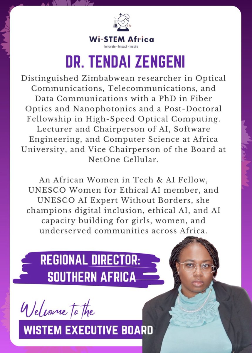 New Appointment- Women in STEM Africa