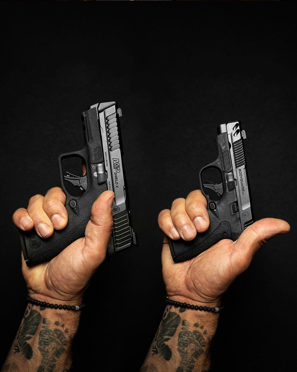 Firearms_Depot's tweet photo. EDC face-off 🔥 Shield X vs Bodyguard 2.0 Carry Comp — which would you carry and why? Drop your pick and reasoning below 👇 #EDC #ConcealedCarry #ShieldX #Bodyguard20 #PistolLife #2A https://t.co/Iig9ODr76c