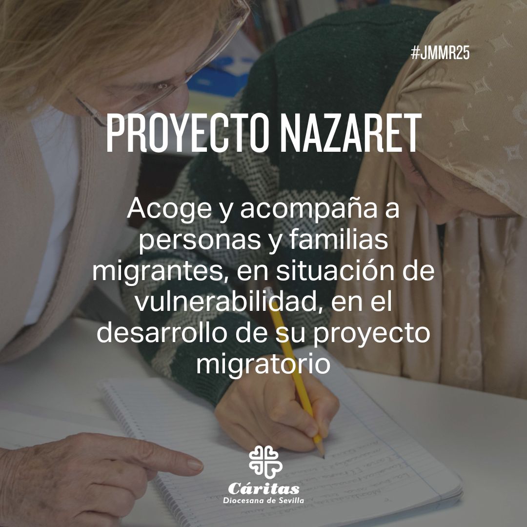 CaritasSevilla's tweet photo. Desde el área de sensibilización, en 2024 se llevaron a cabo más de 60 iniciativas en 51 centros educativos y otros pastorales, además de colaborar con otras plataformas y delegaciones.
#JMMR25 #MigrantesMisionerosDeEsperanza https://t.co/EOMGZEHbL3