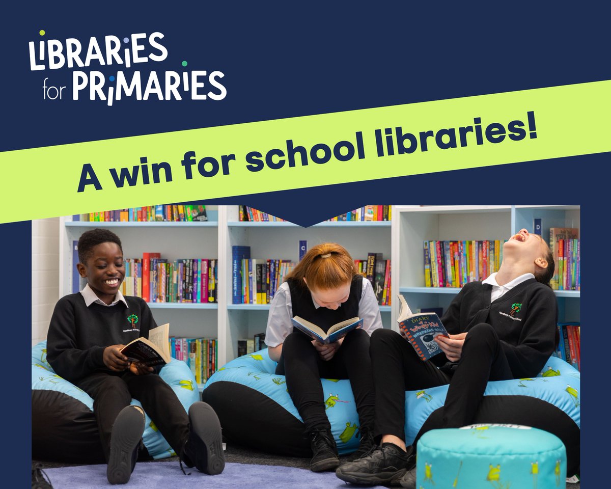JKPBooks's tweet image. Have you heard? 📣 The Chancellor has pledged a library for every state primary school in England – a major milestone in the NLT’s Libraries for Primaries campaign, which we proudly support!
Find out more and show your support - librariesforprimaries.org.uk
#LibrariesForPrimaries