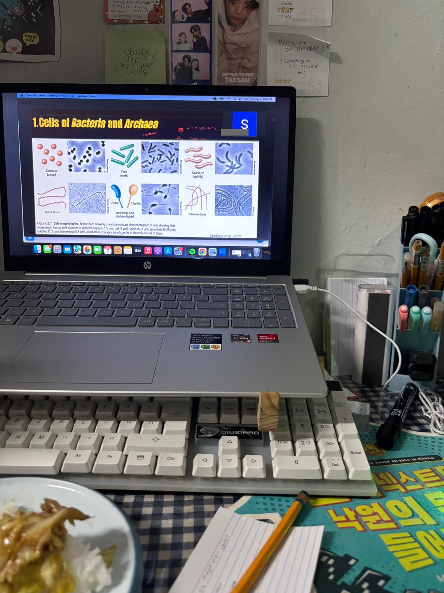 studying for my microbio exam while eating dinner 🫶🏻