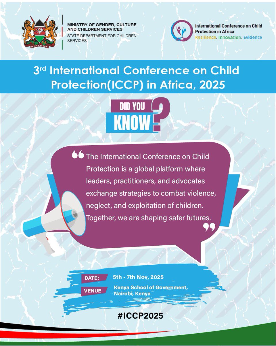 2025ICCP's tweet photo. The International Conference on Child Protection #ICCP2025 is a global platform where leaders, practitioners &amp; advocates unite to share strategies against violence, neglect &amp; exploitation of children. 
Together we are shaping safer futures. 

🔗 Join us: https://t.co/WbxL9ztwND https://t.co/wAb1ccJFwR