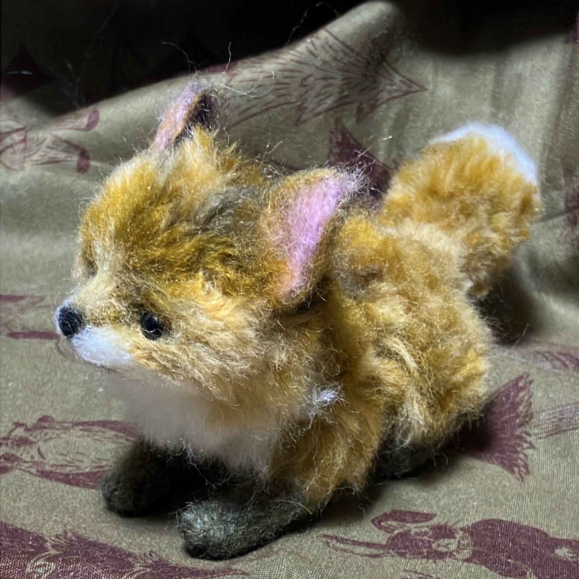 羊毛フェルト　オーダー　あゆにぃさま　専用 羊毛フェルト犬オーダーメイド Sサイズ15cm 羊毛フェルト