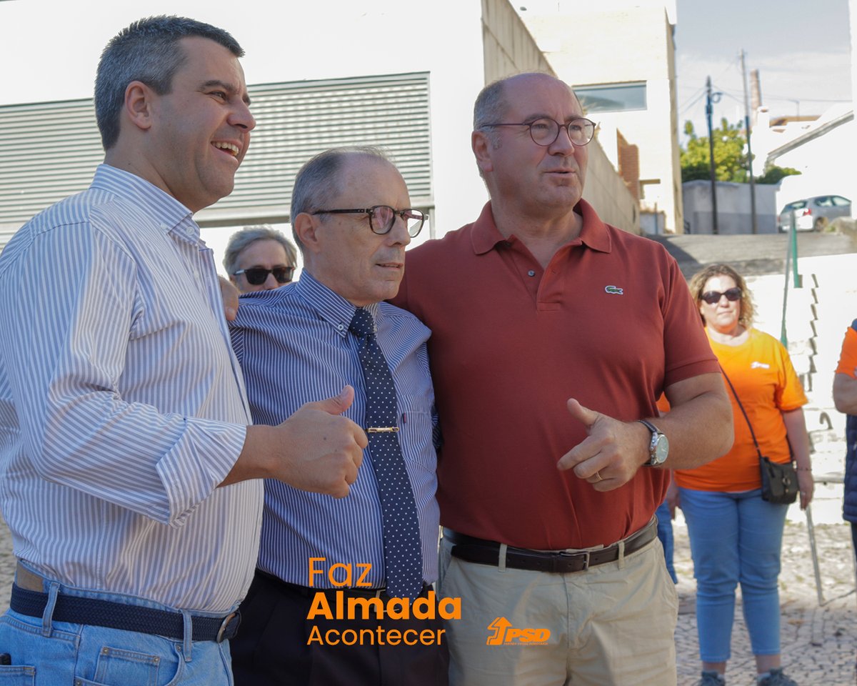 HlderSousaSilv1's tweet photo. 🟠 A equipa que vai 𝗙𝗮𝘇𝗲𝗿 𝗔𝗹𝗺𝗮𝗱𝗮 𝗔𝗰𝗼𝗻𝘁𝗲𝗰𝗲𝗿 esteve em Almada e no Pragal, a apresentar as ideias que vão transformar o nosso concelho.

💬 Conversámos, ouvimos e partilhámos soluções para uma Almada com mais futuro.

🗳️ No dia 𝟭𝟮 𝗱𝗲 𝗼𝘂𝘁𝘂𝗯𝗿𝗼, está nas suas mãos 𝗙𝗮𝘇𝗲𝗿 𝗔𝗹𝗺𝗮𝗱𝗮 𝗔𝗰𝗼𝗻𝘁𝗲𝗰𝗲𝗿. Juntos, conseguimos!

𝗙𝗮𝘇 𝗔𝗹𝗺𝗮𝗱𝗮 𝗔𝗰𝗼𝗻𝘁𝗲𝗰𝗲𝗿

#FazAlmadaAcontecer #Almada #PSDAlmada #Autárquicas2025