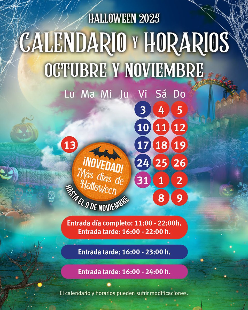 islamagica's tweet photo. 🎃✨ ¡Halloween también es para los más peques!

A partir del 3 de octubre en Isla Mágica podrás disfrutar de Halloween en familia, ¡mira lo que hemos preparado! 👉 https://t.co/tbO6OP0fEc

Y si quieres emociones más fuertes, recuerda que podrás disfrutar del resto de oferta. https://t.co/F34brePWGP