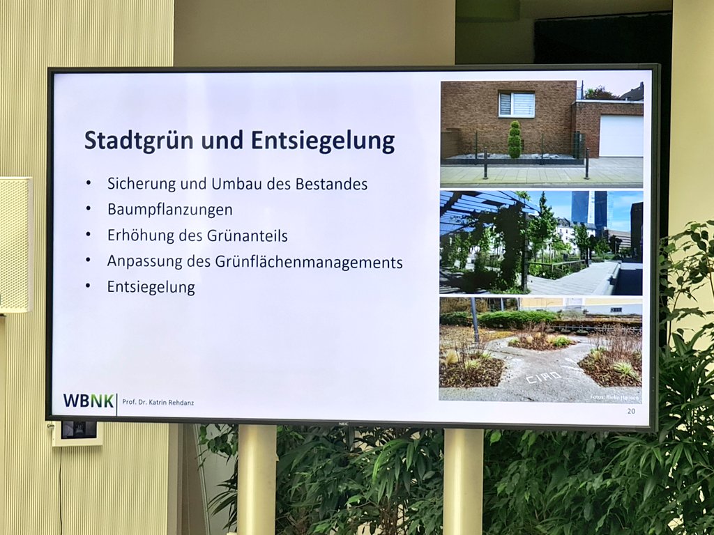 Kongress „Mehr Natur für ein gutes Klima“: Auch #Pankow sollte mehr natürlichen Klimaschutz nutzen, und das Förderprogramm ANK 2.0 wird dies weiter ermöglichen.