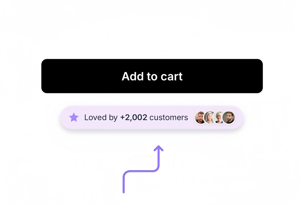 liosecom's tweet image. Shopify Custom Liquid #9 💎

Add this social proof badge under your Add to Cart button to build trust and increase conversions.

You can paste the code directly into your Shopify theme editor.

If you want the code:
→ RT &amp;amp; Comment &quot;42&quot; 
(must be following to DM)