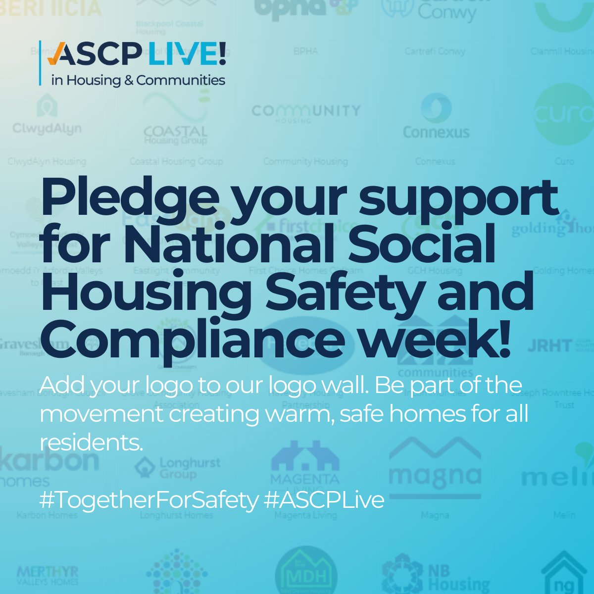 ASCP_UK's tweet image. Great conversations in the room at ASCP Live! Milton Keynes today. Don’t forget to add your organisation’s logo to the support wall 👉 zurl.co/pPIqA 

By making a pledge you show your organisations commitment to creating safe, warm homes for all. 

#ASCPLive