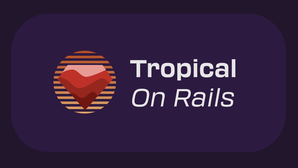 tropicalonrails's tweet image. [ENG] 👀 Tropical on Rails has a fresh new look! Our logo is now more minimal, modern, and full of tropical energy. 🌞💎🌊

[PT-BR] 👀 O Tropical on Rails está de cara nova! Nossa logo agora é mais minimalista, moderna e cheia de energia tropical. 🌞💎🌊
#RubyOnRails