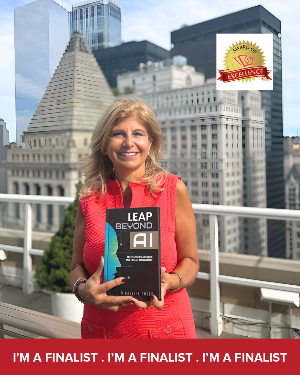 MichelineKNader's tweet image. Grateful for this #HasmarkAward nomination — an affirmation that conscious leadership, rooted in awareness, compassion &amp;amp; courage, is what guides us through disruption. Your support means so much. Vote before Oct 3: forms.gle/7hAizoT9TLiokM…
#ConsciousLeadership #LeapBeyondAI