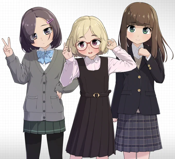 新刊用のキャラデザ楽しいね。