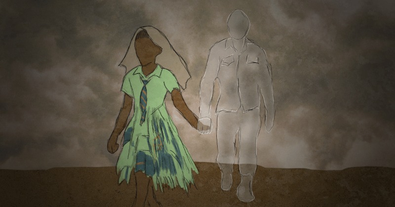 MinorityAfrica's tweet photo. Forced into marriages to appease spirits of slain men, young girls in rural Mozambique still face a hidden cycle of trauma that persists decades after the 1977-1992 civil war.