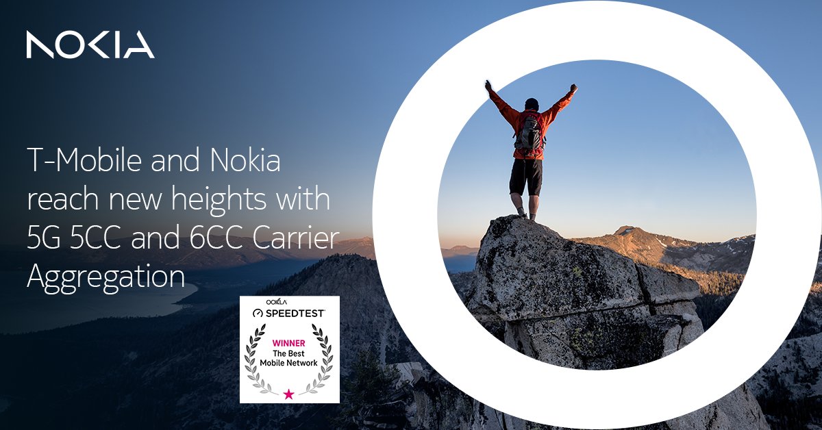 nokianetworks's tweet image. Our case study showcases how our 5CC and 6CC #CarrierAggregation solutions helped @TMobile achieve impressive network #performance and enable enhanced 5G #networkslicing, unlocking new #monetization opportunities. 

Read it here: nokia.ly/46w6KhL