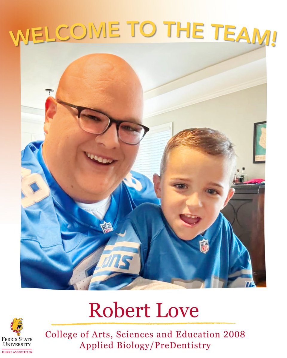 Meet Robert Love; a College of Arts, Sciences and Education alum; and new addition to our Alumni Association Board! 🐾

#FerrisForward #BeABulldog #FERR1S
