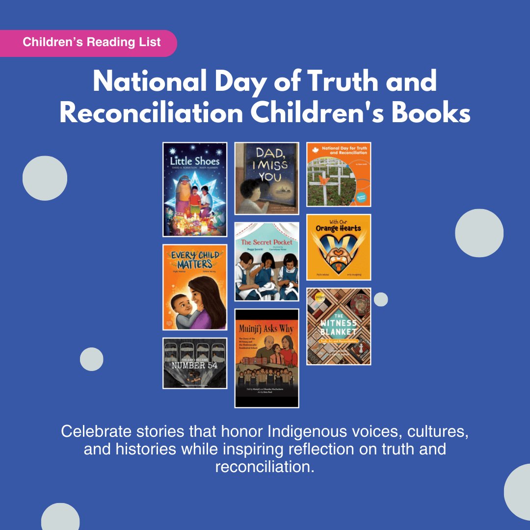 Looking for meaningful reads to share with children? These books highlight Indigenous voices and open the door to important conversations about truth and reconciliation.

🔗 Explore the full list: pickeringlibrary.ca