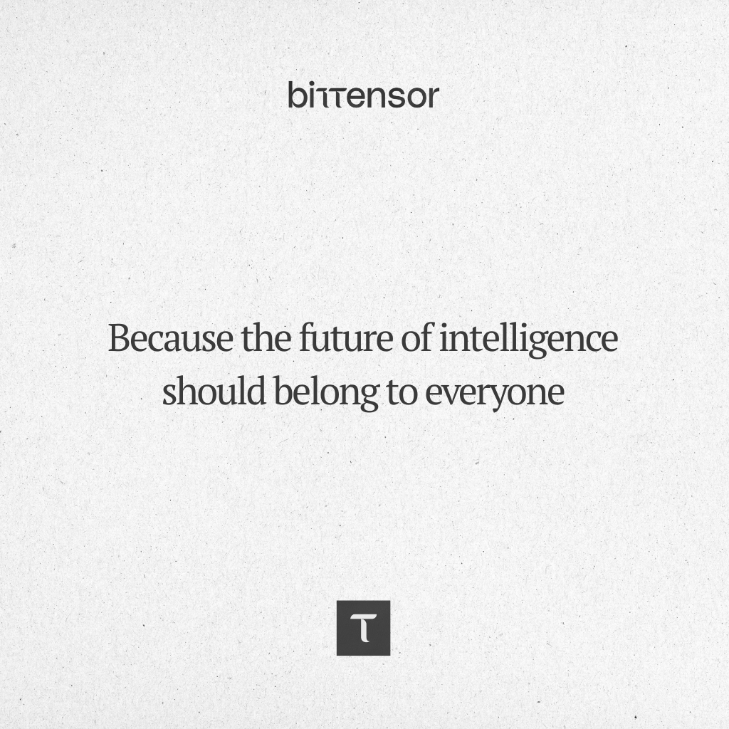 DreadBong0's tweet photo. Because the future of intelligence should belong to everyone

#Bittensor https://t.co/R9bf3VyO60