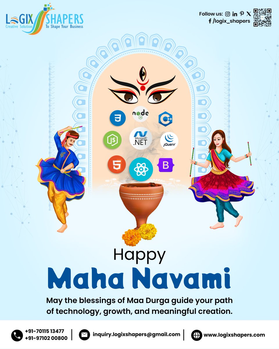 logix_shapers's tweet image. Maha Navami is the symbol of hope, faith, and strength. May Maa Durga’s blessings inspire us to create harmony and positivity all around.

Visit: logixshapers.com

#LogixShapers #MahaNavami  #navratrispecial #FestivalVibes #JoyfulMoments  #MaaDurga  #HappyNavratri