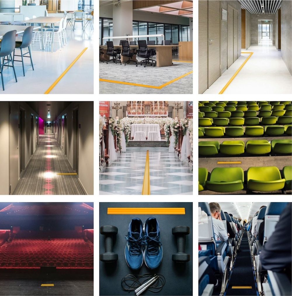 自宅や会社・イベント等の「点字ブロック」が欲しい場所にサッと簡単に設置できる、白杖もガイドしやすい視覚障害者歩行テープ。
ココテープ　|　錦城護謨株式会社(<a href="/cocotape_jp/">視覚障害者歩行テープ「ココテープ」</a>)　|　1808