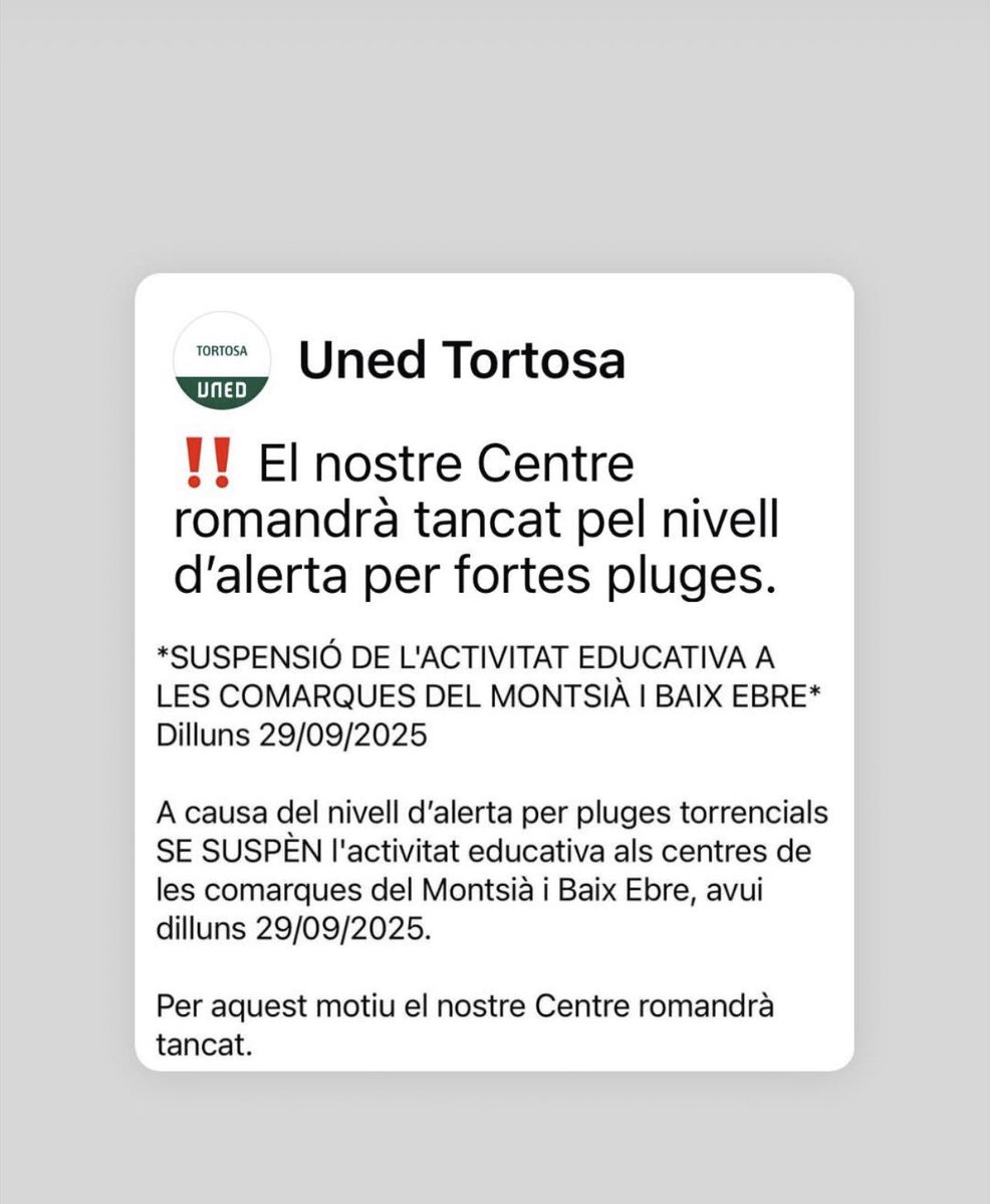 cge_UNED's tweet photo. ATENCIÓN ‼️ 🚨🚨 https://t.co/hiRqqDyRi1