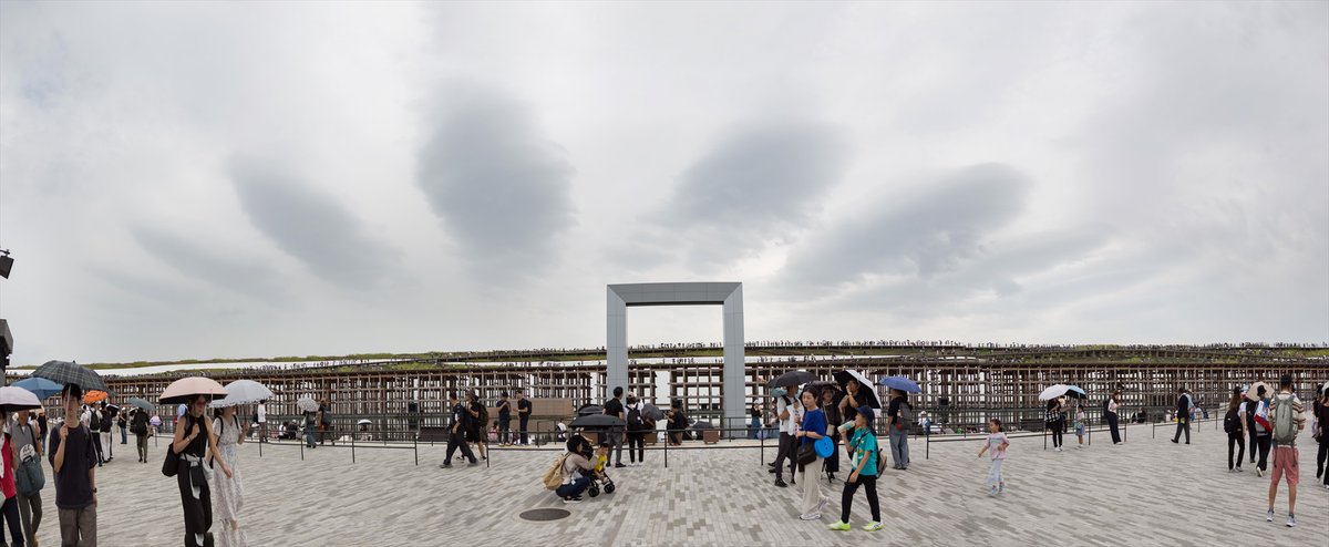 きれいな夕日と不思議な雲