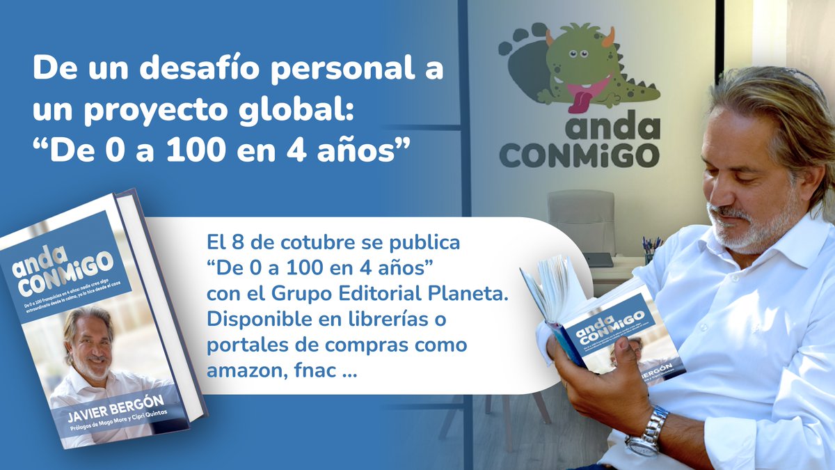 Estamos a pocos días del lanzamiento de mi libro, donde he plasmado toda la trayectoria de mi familia. Podéis reservarlo ya en Casa del Libro o en cualquier librería del país.
planetadelibros.com/libro-anda-con…