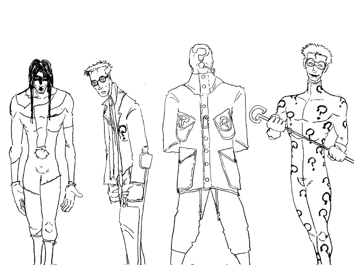 Each one of them has their own pair of henchgirls