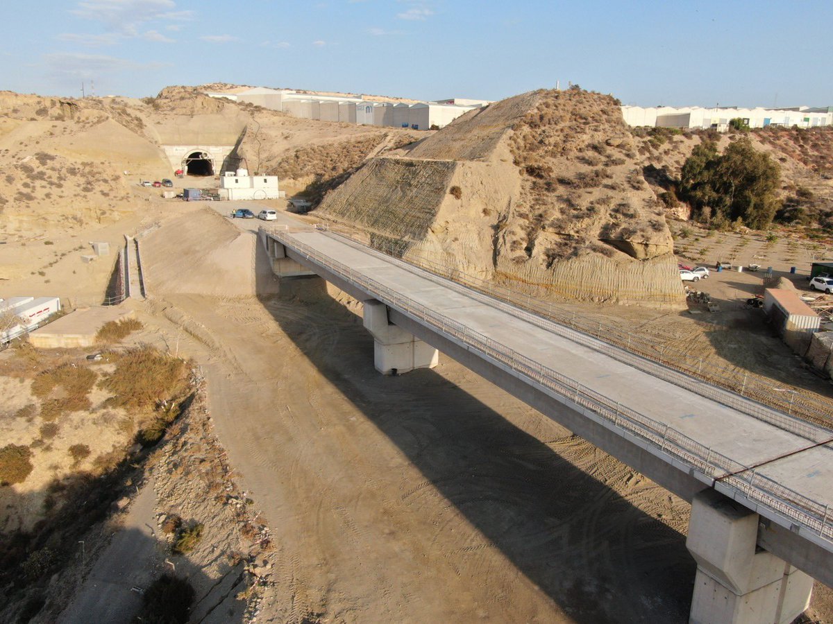 El Corredor Mediterráneo avanza a alta velocidad. El #CMin da luz verde a una inversión de otros 25 M€ para completar la infraestructura entre Pulpí y la entrada a Almería.