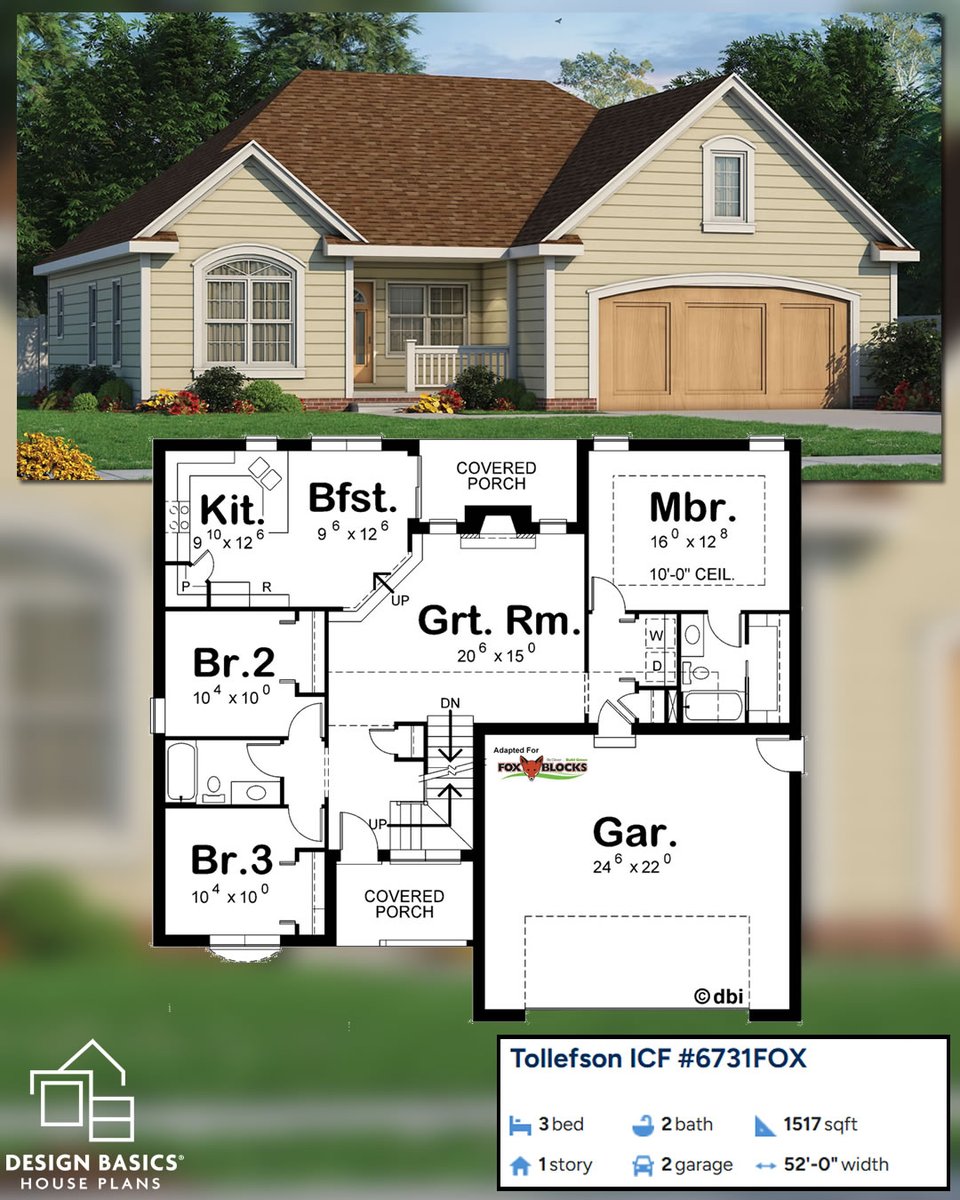 DesignBasicsLLC's tweet image. Thinking about your dream home? 🏡
ICF (Insulating Concrete Form) house plans = stronger, energy-smart, and built to last. Explore designs made for comfort + efficiency 👉 designbasics.com/icf-house-plans
#ICFHomes #DBHomePlans #EnergyEfficient #ConcreteHomes #SustainableLiving