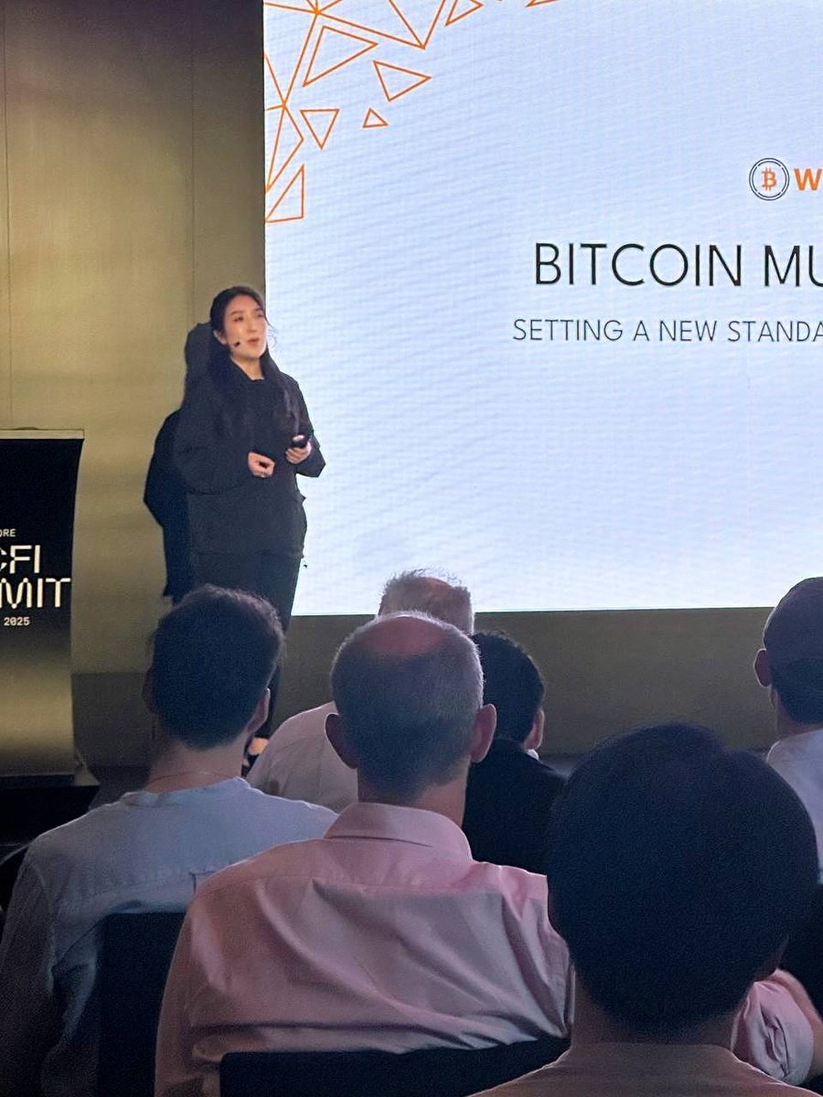 Today, our team member spoke at BTCFI Summit, an event by <a href="/Starknet/">Starknet (BTCFi arc)</a> x <a href="/Re7Capital/">Re7 Capital</a>, about WBTC - Setting a New Standard for DeFi Liquidity.

With WBTC now live on Starknet, this integration opens new ways for Bitcoin to power DeFi. More to come during Starknet Week, Oct 6-12.