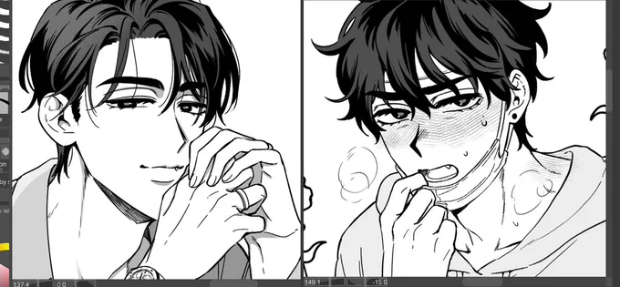 wip for my ivantill doujin ^^ i love ivan's duality in here hehe #ALNST 