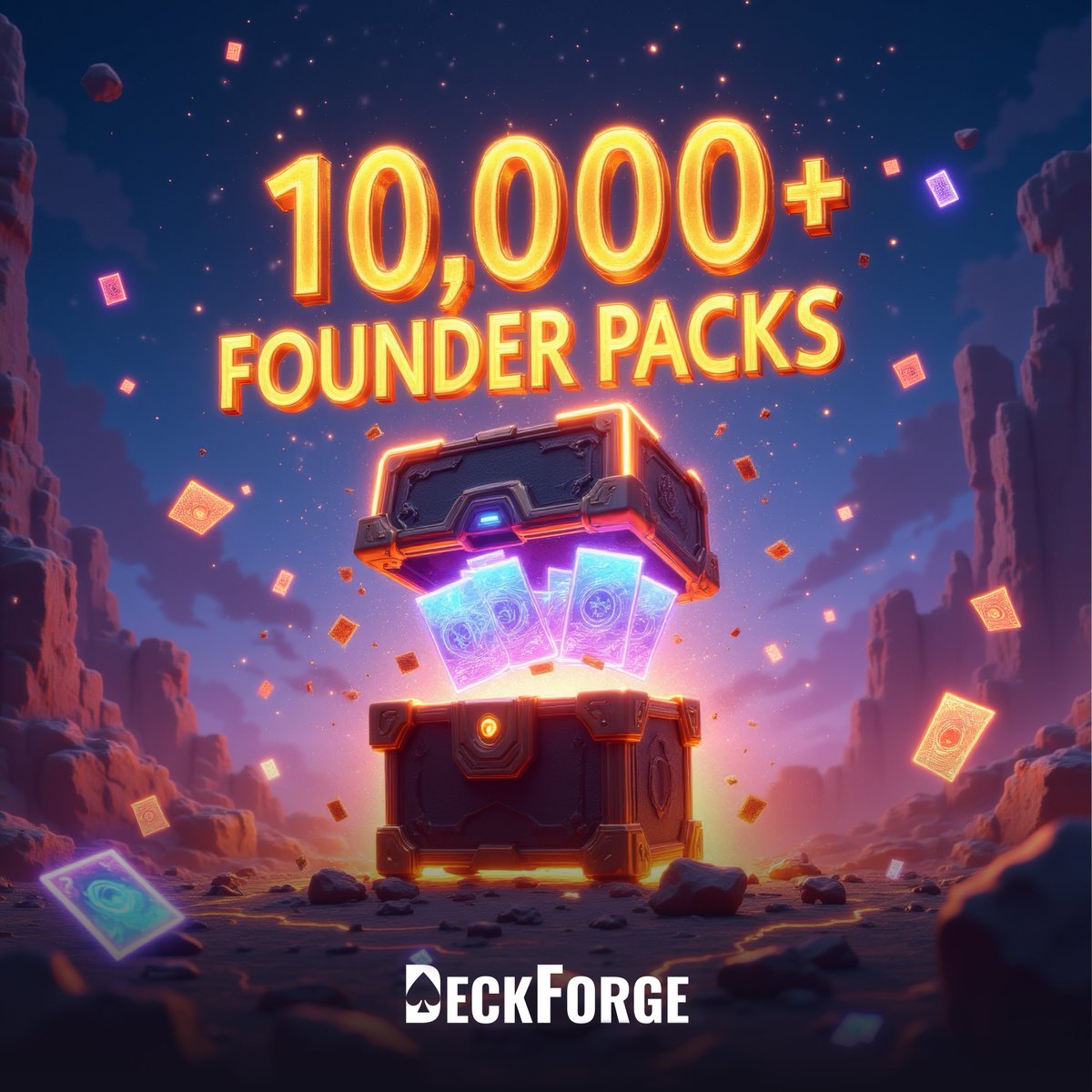 deckforge_labs's tweet image. 🔥 Community Update: A Milestone Reached!

Forgers, we’ve just completed a major rewards distribution for our earliest supporters:

🔵 10,000+ Founder Packs have been distributed to $BOOMS holders
🔵 We still have 50,000 more early holders who haven’t yet stepped into DeckForge —…