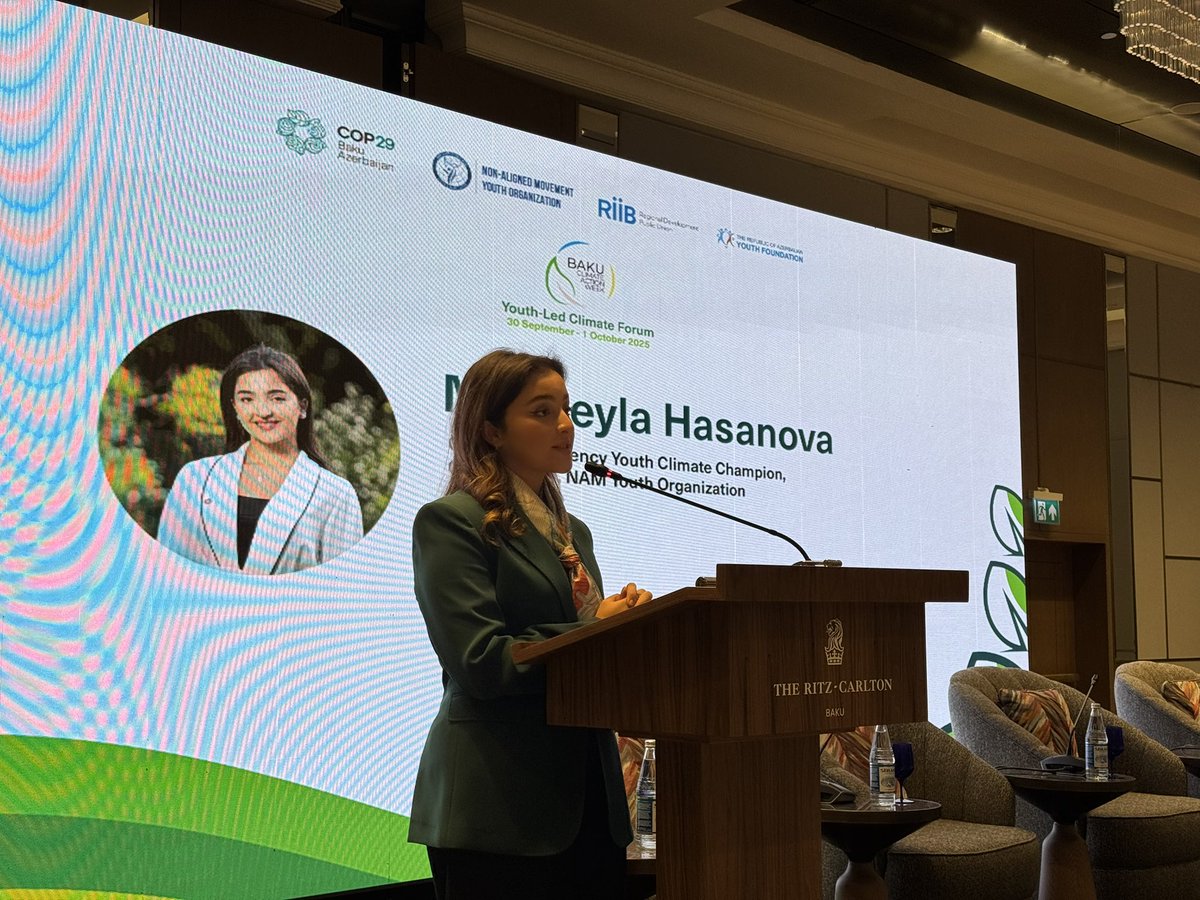 #HappeningNow: We’ve officially kicked off the Youth-Led Climate Forum on the sidelines of Baku Climate Action Week 2025!🌱 #NAMYO #BCAW2025 #youth