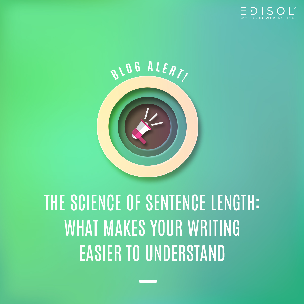 edisolonline's tweet image. Struggling to make your blogs #clear and #engaging? The secret may be in your sentence length. Discover the science behind it and learn how to make your content easier to understand. Read the full blog here: shorturl.at/ioP3O

#BlogAlert #WritingTips #ReadabilityMatters