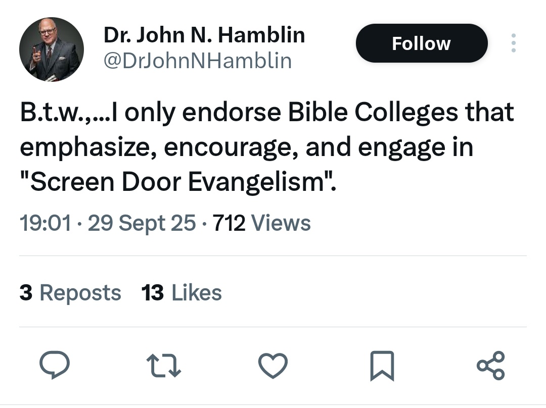 weecalvin1509's tweet image. 👀 

Why not add: "I also endorse 5 point Calvinist evangelists as #oldpaths preachers too, pointing out their evangelistic zeal..."? #Whitefield #Calvinism
#TheologyDrivenEvangelism 
#truthsforthesetimes