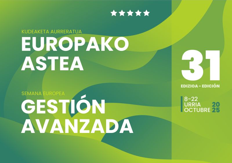 👋 Ven a conocer herramientas y experiencias de empresas que han integrado la igualdad en la gestión avanzada.

📆 21 de octubre
🕘 9:00 - 12:30
📍 Gran Vía 85 (Bilbao)
🖥️ Presencial u online
📝 Inscríbete ahora: loom.ly/Jf8SZxQ

#SemanaEuropea25 #GestiónAvanzada