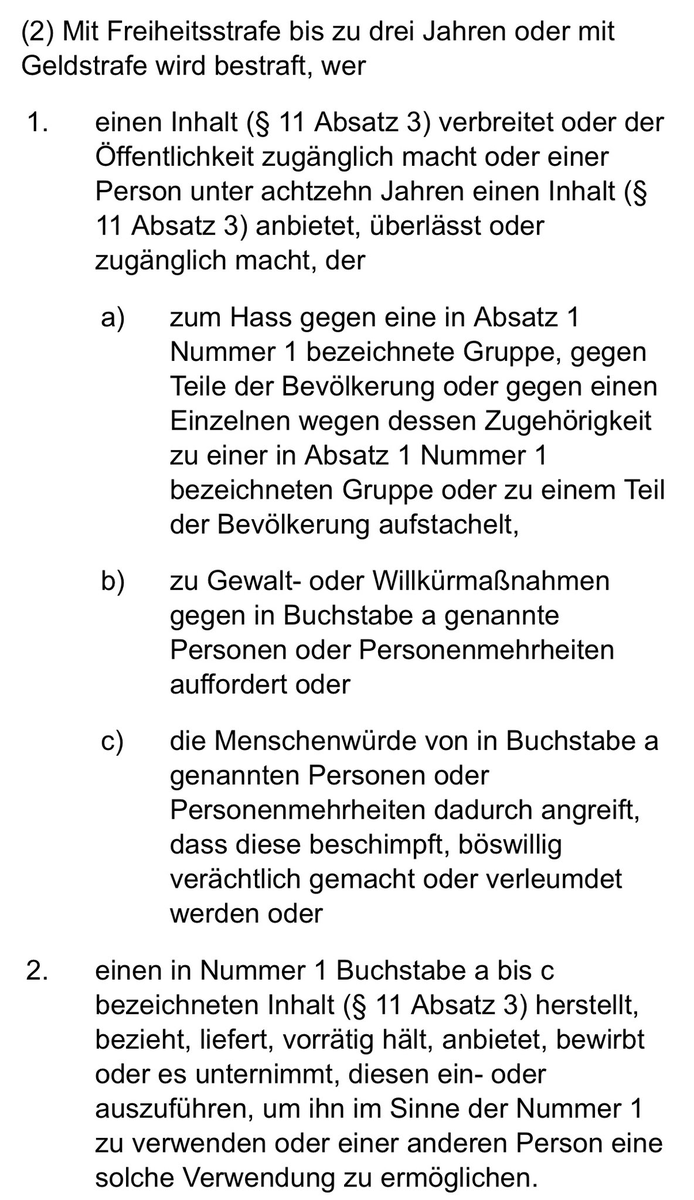 Climate_Inform's tweet photo. „Wer gegen Gruppen zu Hass aufstachelt“

Mögen sich Menschen fragen, ob sie das in ihrem Empfinden bereits als erfüllt ansehen, wenn seit Jahren gegen „Grüne“ und „Linke“, gegen „Migranten“ (was auch die legal hier Lebenden umfasst!) und gegen Bürgergeldempfänger gewettet wird. https://t.co/lPg0G0UHGl