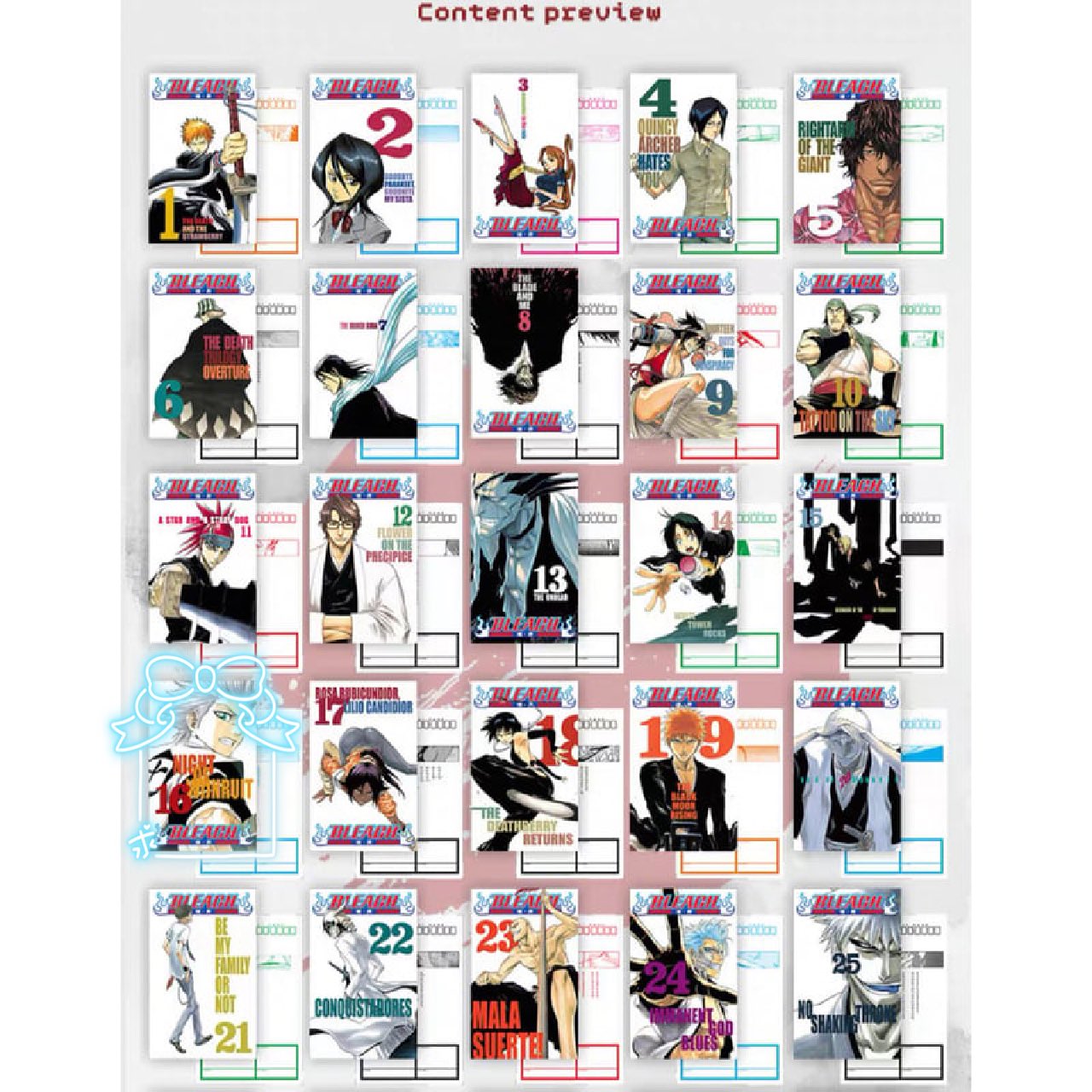 『BLEACH JCCOVER POSTCARD BOOK MAILs.』 BLEACH JC COVER MAILS (TITE KUBO / 久保 宣章) BY