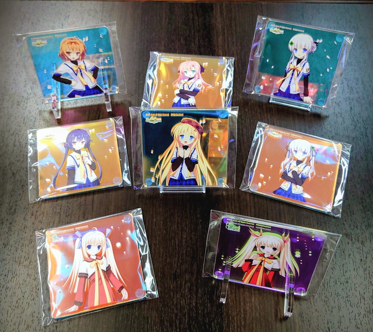オークの樹の下 コラボカフェ コースター　非売品 Amazon｜summer pockets サマポケ コラボカフェ コースター 集合
