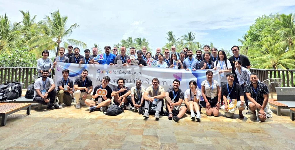 Today marks my 12th year at <a href="/Google/">Google</a> / <a href="/GoogleDeepMind/">Google DeepMind</a> and I can't imagine a better way to spend it than in Bali with the top AI <a href="/googledevs/">Google for Developers</a> from around the world. 

So much excitement building with Gemini and Gemma, impacting 6 continents from big cities to small rural schools.